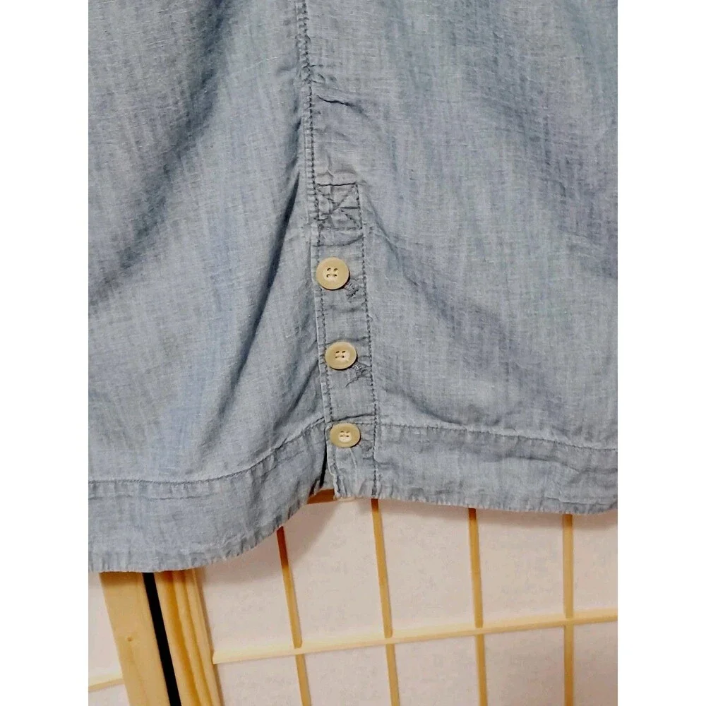 Free People Women's Lightweight Denim Oversized Bohemian Jacket SP